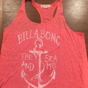 Billabong coral tank top- great for the beach